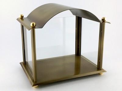 Kerzenhaus edles Schmiedebronze groß