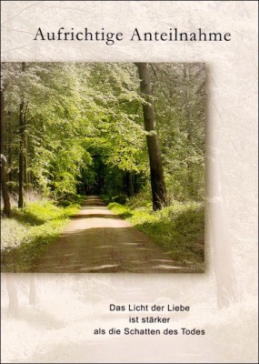 Gedenkkarte Green Wood
