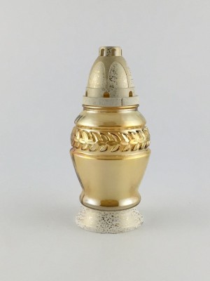 Glas-Grabkerze 23 cm